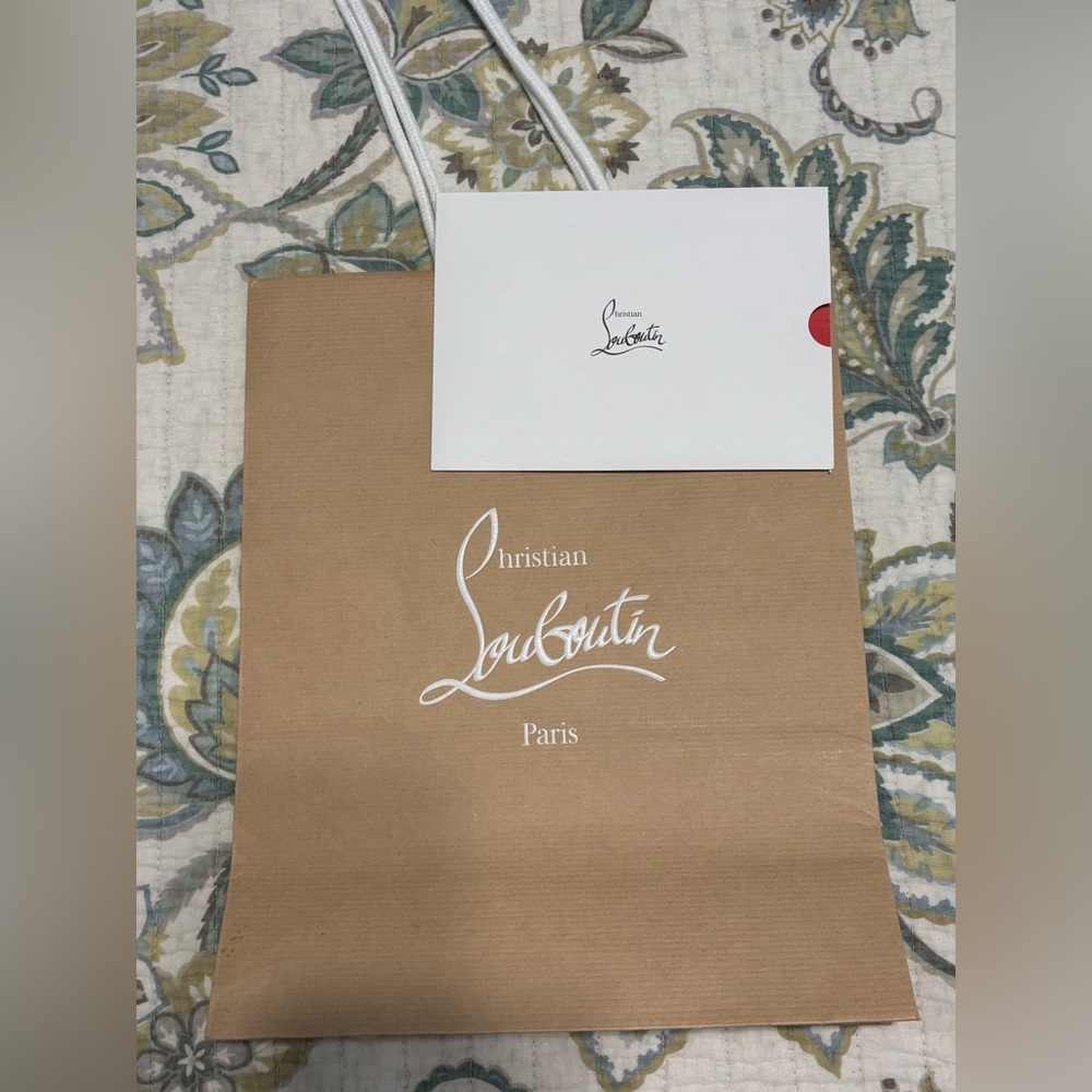Christian Louboutin Brown Shopping Bag with Envelope